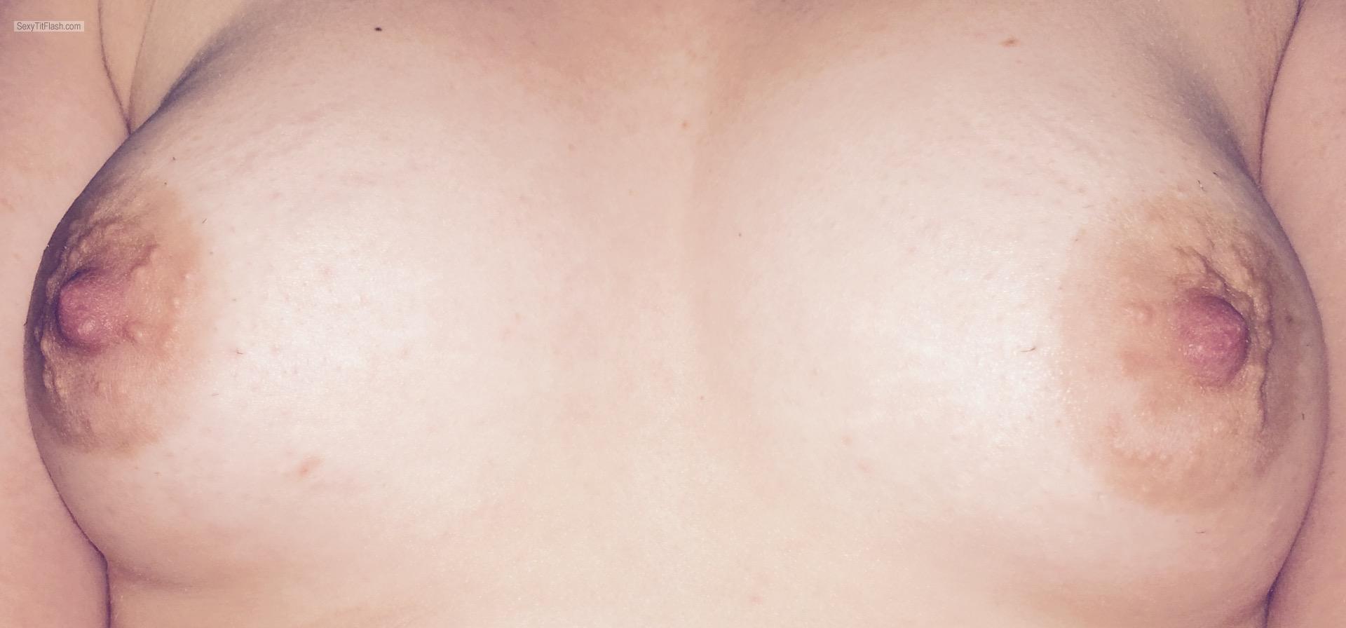 Tit Flash: My Small Tits (Selfie) - Smallperky from Australia